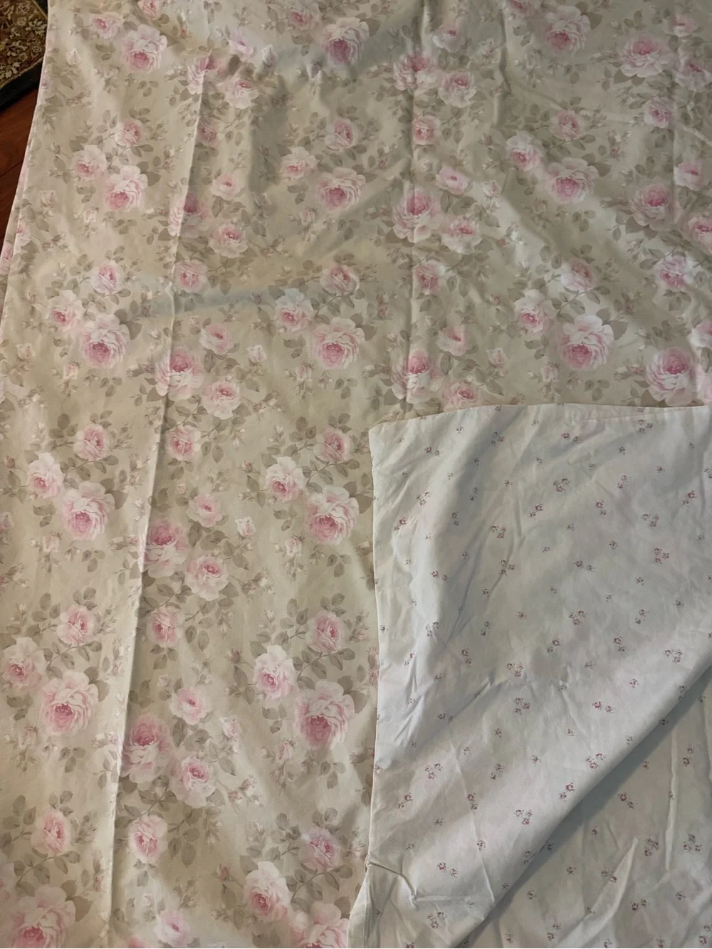 EUC Rachel Ashwell Simply Shabby Chic Duvet Cover Full/Queen Rose Pattern